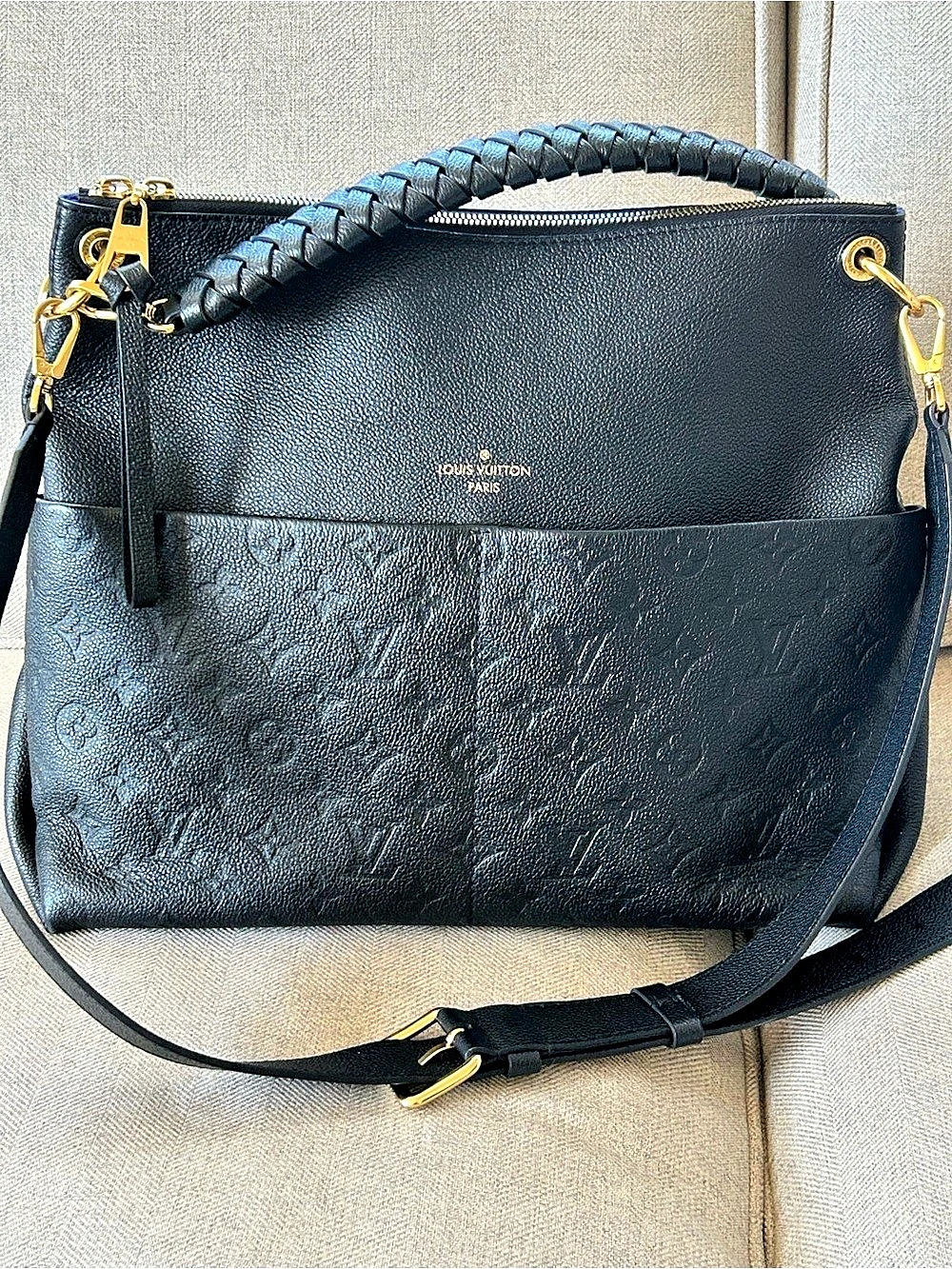 Louis Vuitton Maida Hobo Black Shoulder Bag